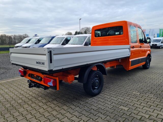 Pick-up bestelwagen Man TGE 3.140 Doka LR L4 AHK KLIMA TEMPOMAT