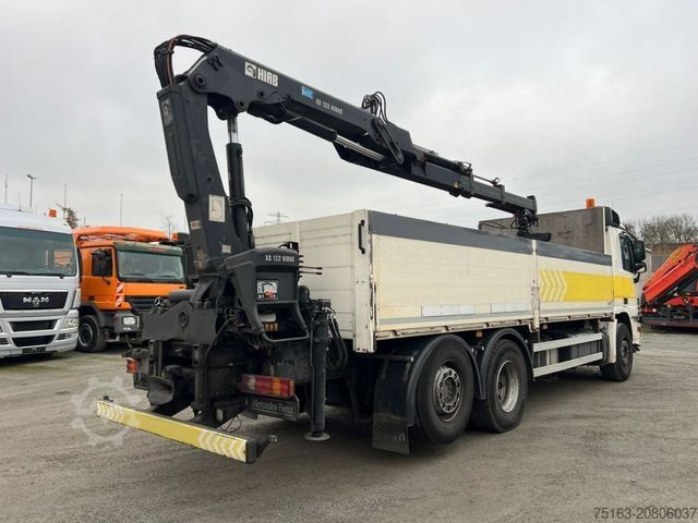 Vrachtauto met open laadbak MERCEDES-BENZ Actros 2641 L 6x2 Pritsche Heckkran Funk