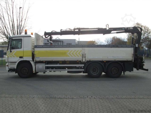Truck mounted crane MERCEDES-BENZ Actros 2641 L 6x2 Pritsche Heckkran Funk