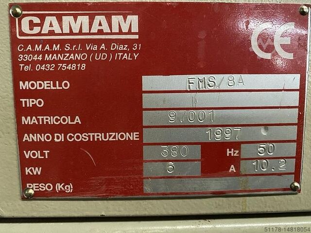 Voor stoelelementen Camam FMS/8A