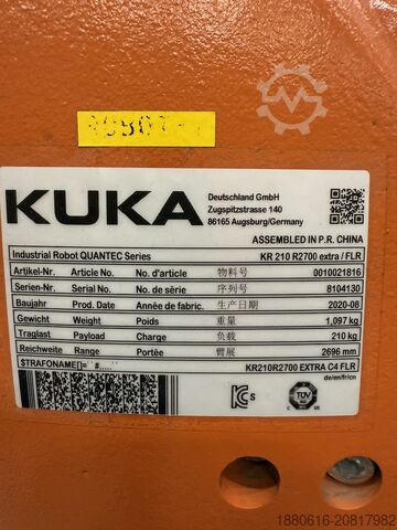 FLR – KR C4 robot industriale KUKA KR 210 R2700 extra