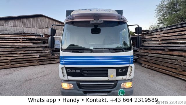 Samochód ciężarowy z plandeką typu platforma DAF 45.160 4x2 Euro 5 EEV Pritsche Plane Bj 2009
