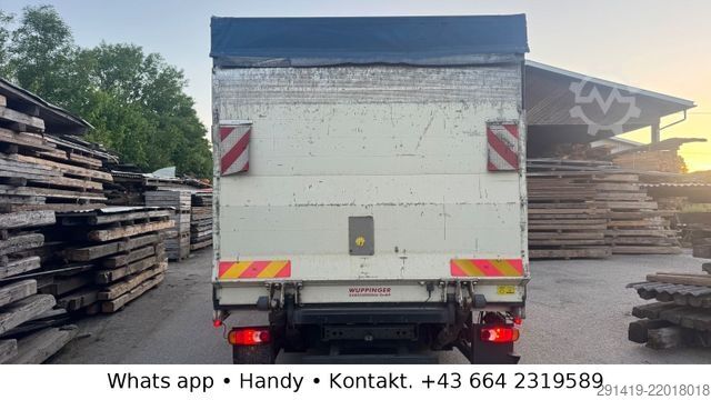 Samochód ciężarowy z plandeką typu platforma DAF 45.160 4x2 Euro 5 EEV Pritsche Plane Bj 2009