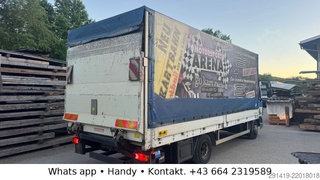 Samochód ciężarowy z plandeką typu platforma DAF 45.160 4x2 Euro 5 EEV Pritsche Plane Bj 2009