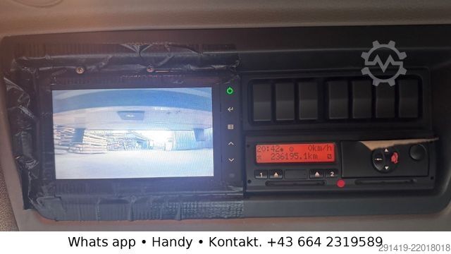 Samochód ciężarowy z plandeką typu platforma DAF 45.160 4x2 Euro 5 EEV Pritsche Plane Bj 2009