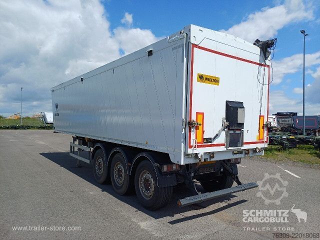Semi-remorque benne Wielton Kipper Alukastenmulde 51m³