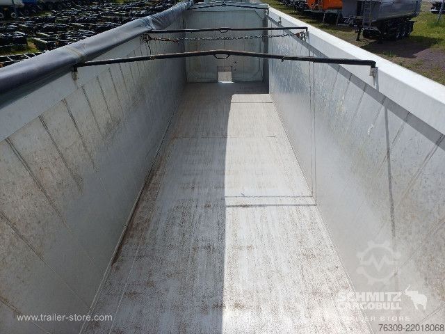 Semi-remorque benne Wielton Kipper Alukastenmulde 51m³
