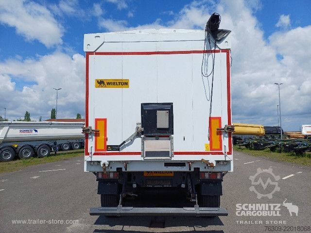 Semi-remorque benne Wielton Kipper Alukastenmulde 51m³