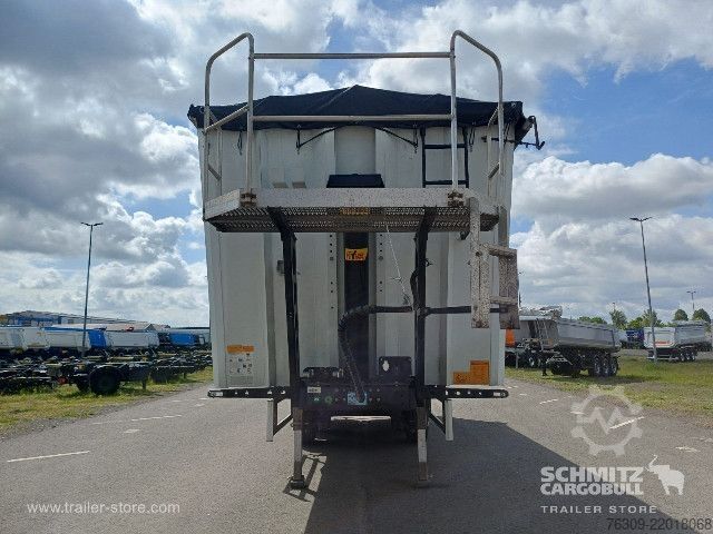 Semi-remorque benne Wielton Kipper Alukastenmulde 51m³