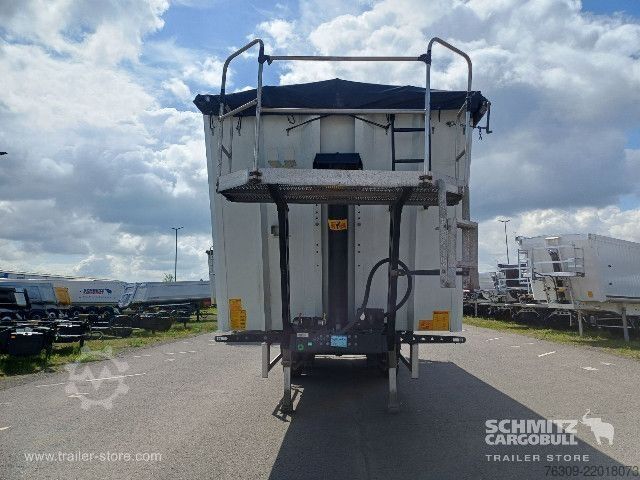 Semi-remorque benne Wielton Kipper Alukastenmulde 51m³