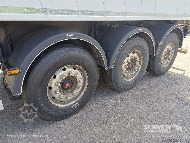 Semi-remorque benne Wielton Kipper Alukastenmulde 51m³