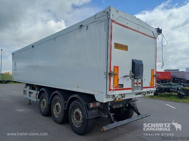Semi-remorque benne Wielton Kipper Alukastenmulde 51m³