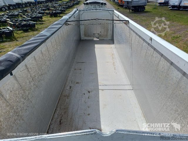 Semi-remorque benne Wielton Kipper Alukastenmulde 51m³