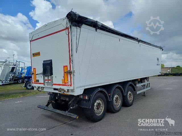 Semi-remorque benne Wielton Kipper Alukastenmulde 51m³