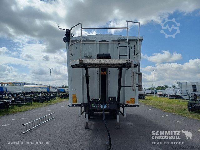 Semi-remorque benne Wielton Kipper Alukastenmulde 51m³