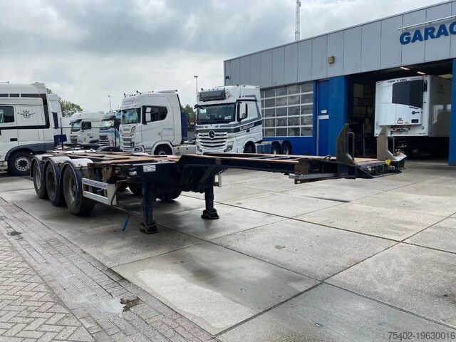 Trasporto di container Pacton T3-010 / 3x Extendable / SAF + Drum / 1x lift