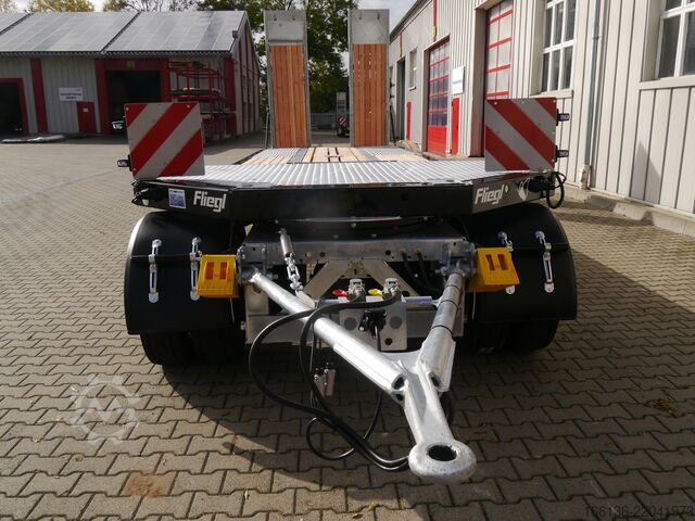 Tieflader Anhänger Fliegl Tiefladeanhänger DTS 300 L=6,5 m Luft/FH