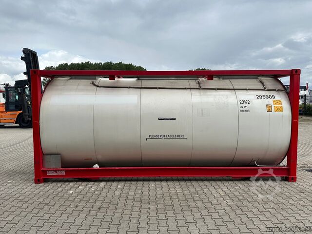 Kontener cysternowy CIMC 20FT ISO / 25.060L / 1-COMP / 3 BAFFLES / UN PO...