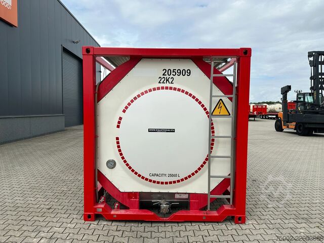 Kontener cysternowy CIMC 20FT ISO / 25.060L / 1-COMP / 3 BAFFLES / UN PO...