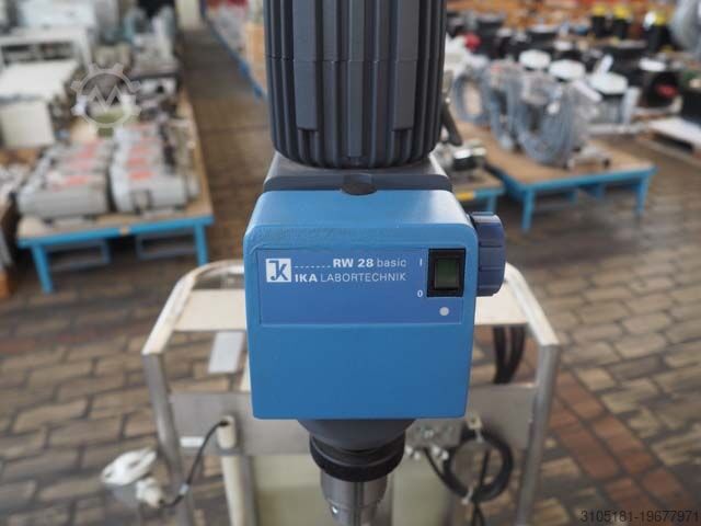 Fahrbarer doppelwandiger Edelstahlmischer IKA RW 28