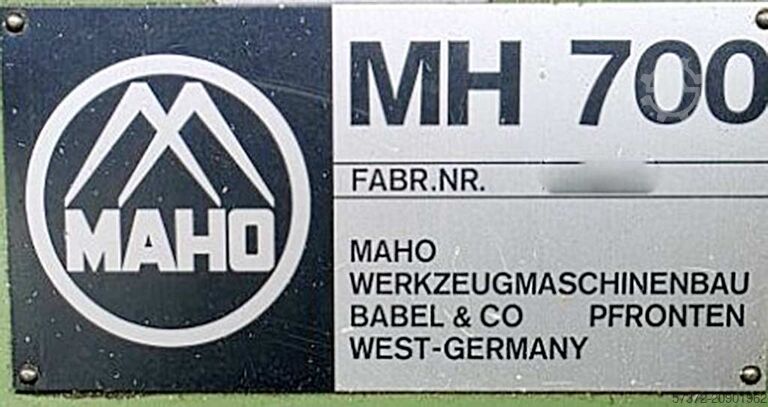 Werkzeugfräs- und Bohrmaschine Deckel Maho MH 700