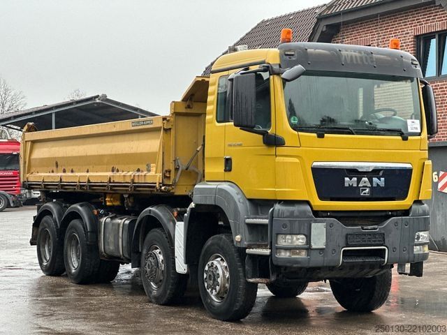 Driezijdige kipper MAN TGS 35.480 8x6BB Meiller Bordmatik *TOP*