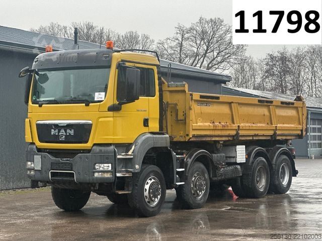Driezijdige kipper MAN TGS 35.480 8x6BB Meiller Bordmatik *TOP*