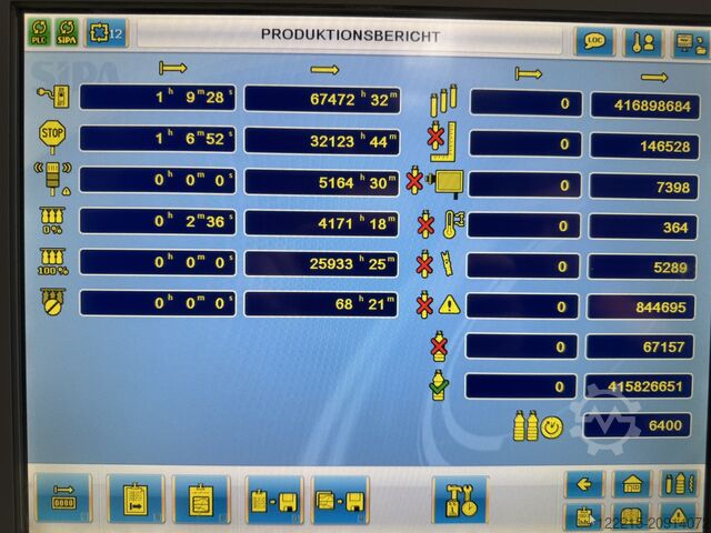 SIPA SFR8 EVO3 blåsformningsmaskin (2017) SIPA Blasmaschine