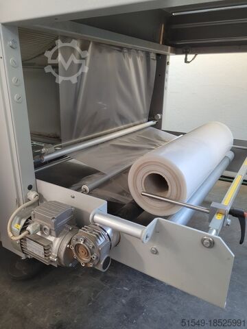 Krimpmachine mütek Systemtechnik Verpackungsmaschine MVF140G