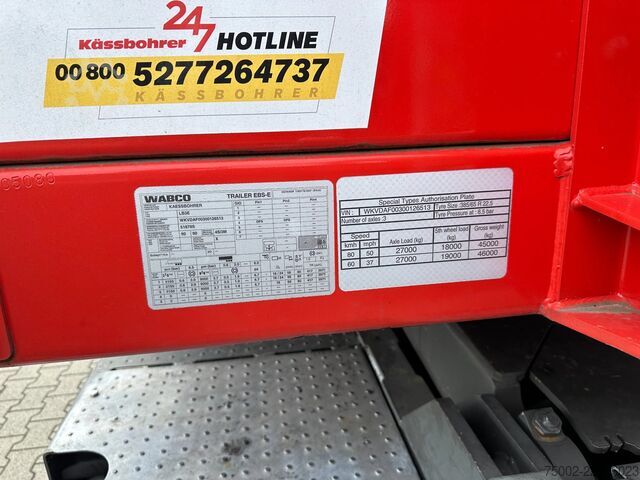 Trailer til platform Kässbohrer LOWBED new and unused Heavy-Duty flatbed / 690c...