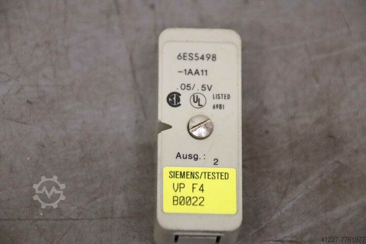 Módulo de rango de medición Siemens 6ES5498-1A11