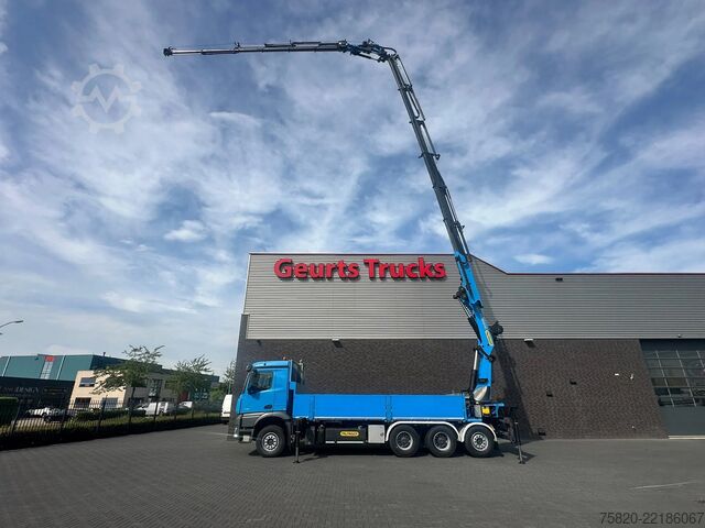 Vrachtwagen met kraan Mercedes-Benz Arocs 3251 8X4 TRIDEM + PALFINGER PK 53002+JIB+...