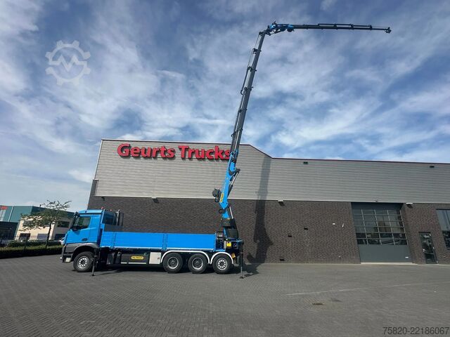 Vrachtwagen met kraan Mercedes-Benz Arocs 3251 8X4 TRIDEM + PALFINGER PK 53002+JIB+...
