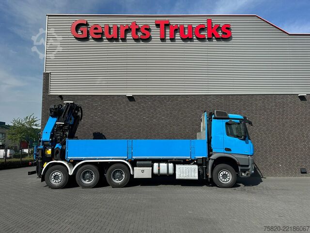 Vrachtwagen met kraan Mercedes-Benz Arocs 3251 8X4 TRIDEM + PALFINGER PK 53002+JIB+...