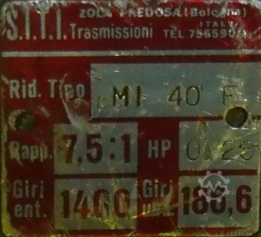 Motorreductor 0,18 kW 186,6 rpm Icme T71 B4