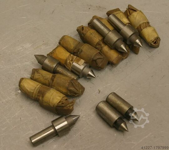 Pevný centrovací hrot, 14 kusů Stahl Verschiedene grössen