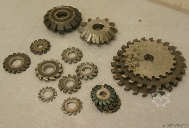 Frezy promieniowe, 16 sztuk Hoffmann verschiedene Größen