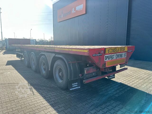 Platform aanhanger MOL 62 tons Ballast trailer, 4 axles, 2 steering ax...