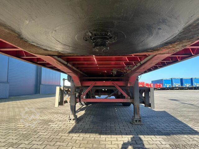 Platform aanhanger MOL 62 tons Ballast trailer, 4 axles, 2 steering ax...