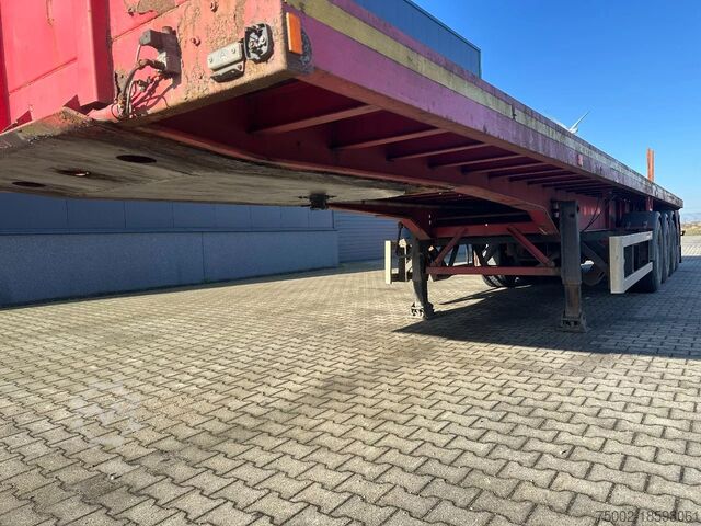 Platform aanhanger MOL 62 tons Ballast trailer, 4 axles, 2 steering ax...