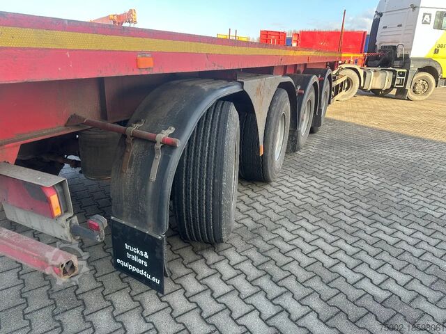Platform aanhanger MOL 62 tons Ballast trailer, 4 axles, 2 steering ax...