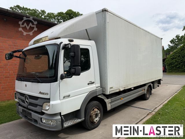 Boxvogn MERCEDES-BENZ Atego 818 LBW 3 Sitzer Klima Standheizung
