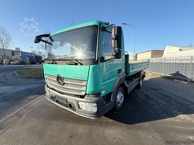 Driezijdige kipper bestelwagen MERCEDES-BENZ Atego 818 Kipper AHK Anhängerhydraulik