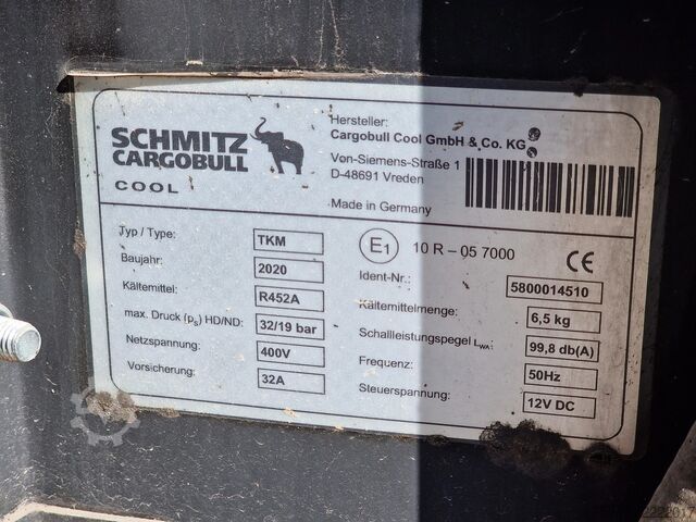 Koelsysteem Schmitz Cargobull 5x Frigo engine TKM
