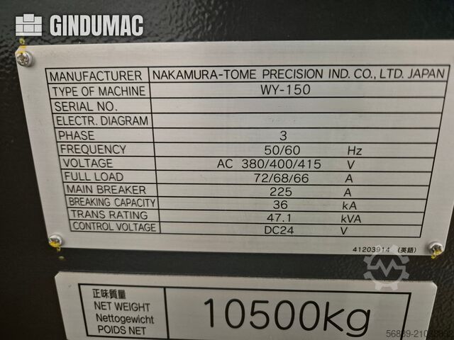 NAKAMURA-TOME WY150 NAKAMURA-TOME WY150