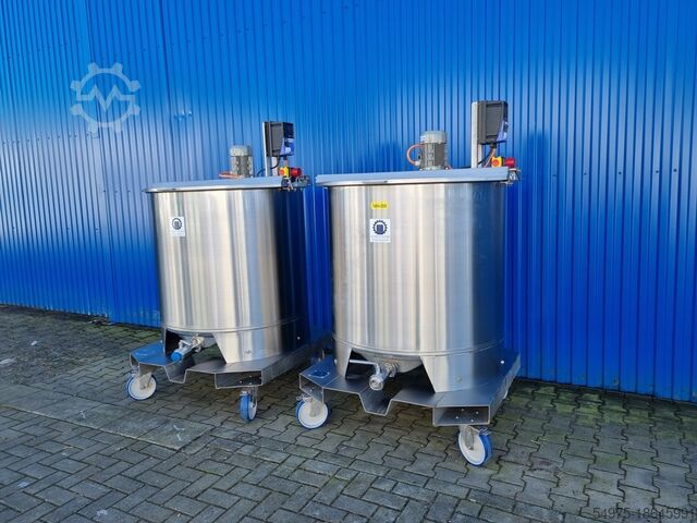 Roertank van roestvrij staal Tank Inox Behälter GmbH SPBA1000RWP