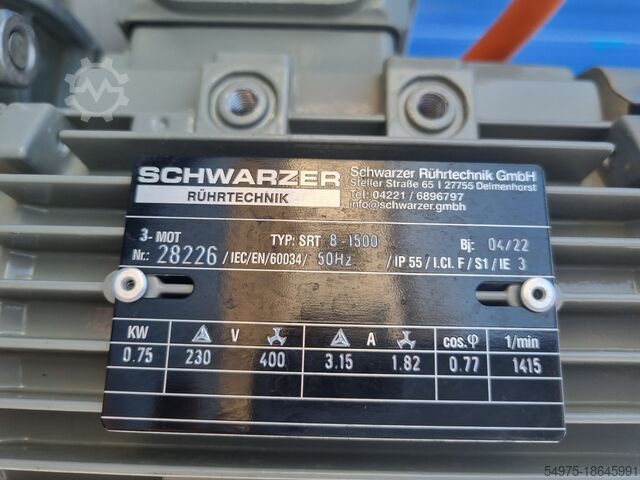 Roertank van roestvrij staal Tank Inox Behälter GmbH SPBA1000RWP