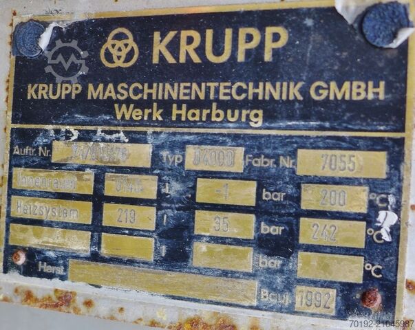 9140 liter vacuümtank met interne volle buisspiraal van V2A  9338