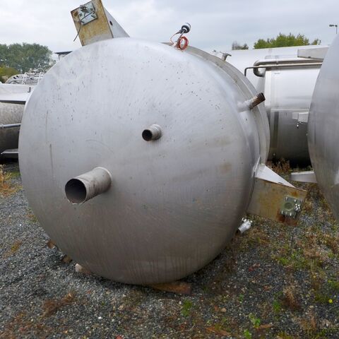 9140 liter vacuümtank met interne volle buisspiraal van V2A  9338