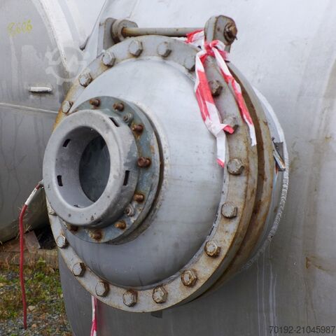 9140 liter vacuümtank met interne volle buisspiraal van V2A  9338